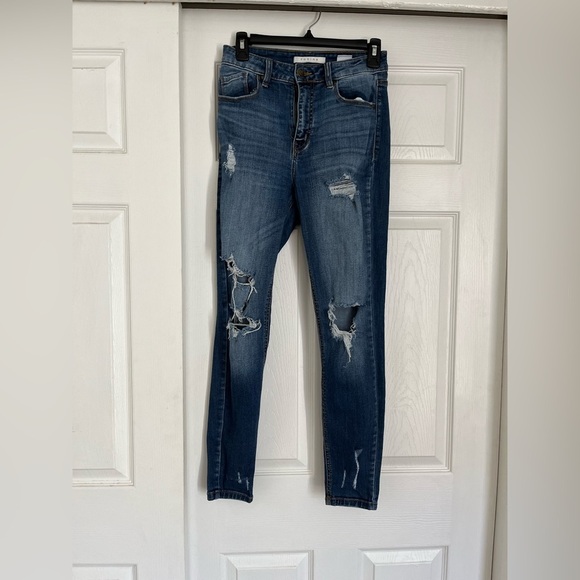 eunina Denim - Eunina Bella Super High Rise Skinny Ankle Jeans Size 3